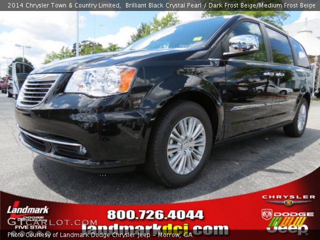 2014 Chrysler Town & Country Limited in Brilliant Black Crystal Pearl