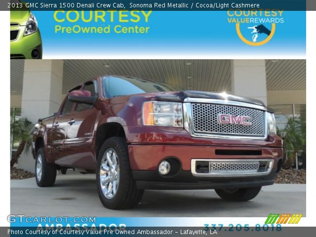 2013 GMC Sierra 1500 Denali Crew Cab in Sonoma Red Metallic