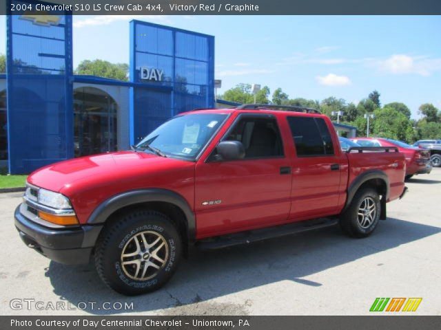2004 Chevrolet S10 LS Crew Cab 4x4 in Victory Red