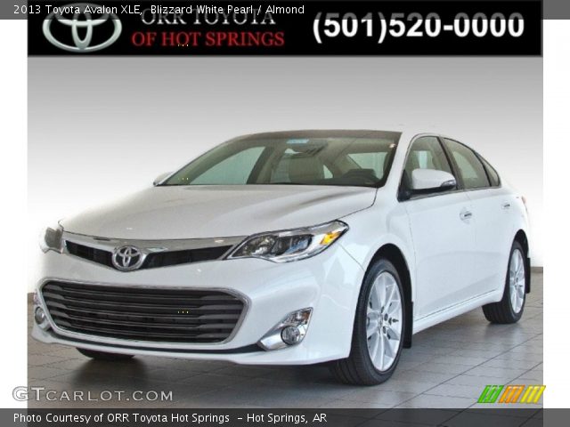 2013 Toyota Avalon XLE in Blizzard White Pearl