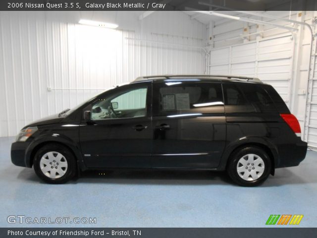 2006 Nissan Quest 3.5 S in Galaxy Black Metallic