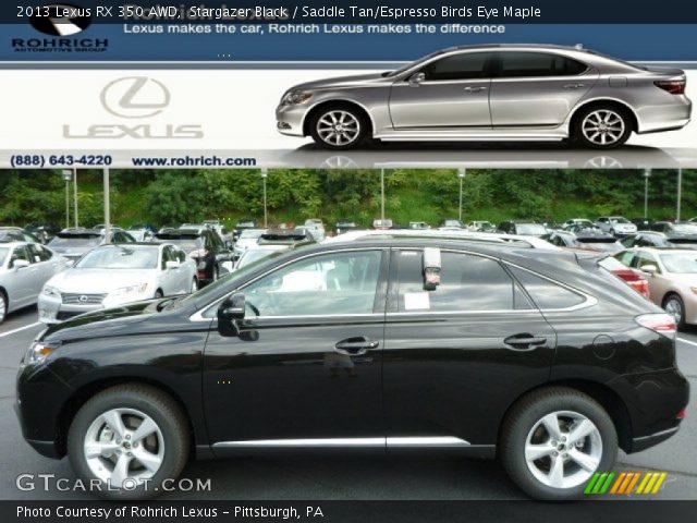 2013 Lexus RX 350 AWD in Stargazer Black