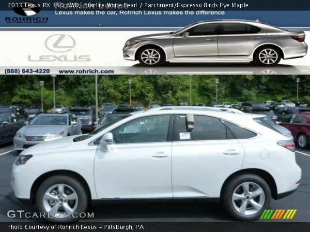 2013 Lexus RX 350 AWD in Starfire White Pearl