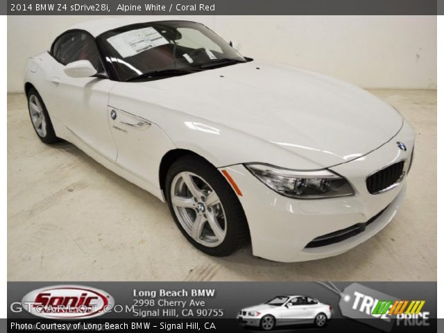 2014 BMW Z4 sDrive28i in Alpine White