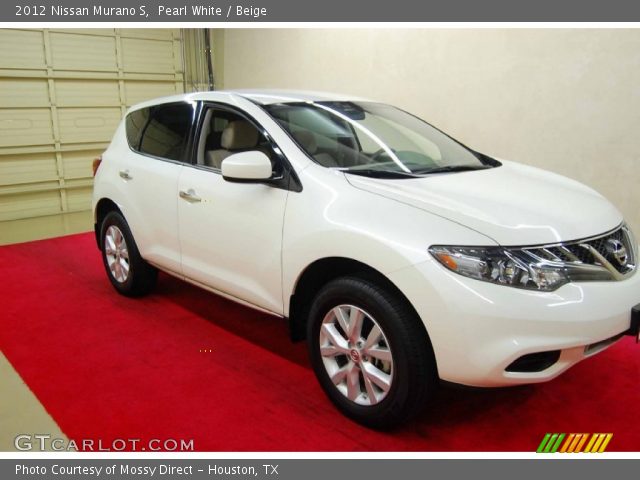 2012 Nissan Murano S in Pearl White