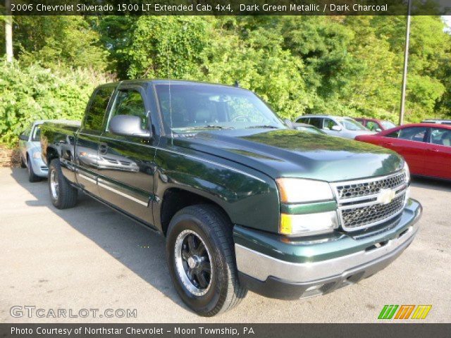 2006 Chevrolet Silverado 1500 LT Extended Cab 4x4 in Dark Green Metallic