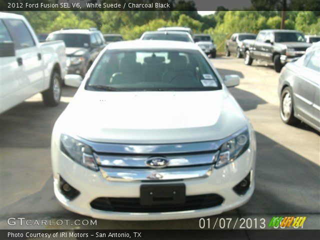 2012 Ford Fusion SEL V6 in White Suede