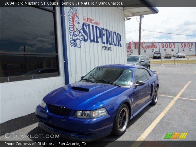 2004 Ford Mustang GT Coupe in Sonic Blue Metallic