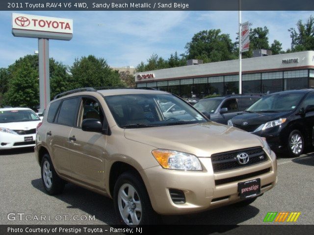 2011 Toyota RAV4 V6 4WD in Sandy Beach Metallic