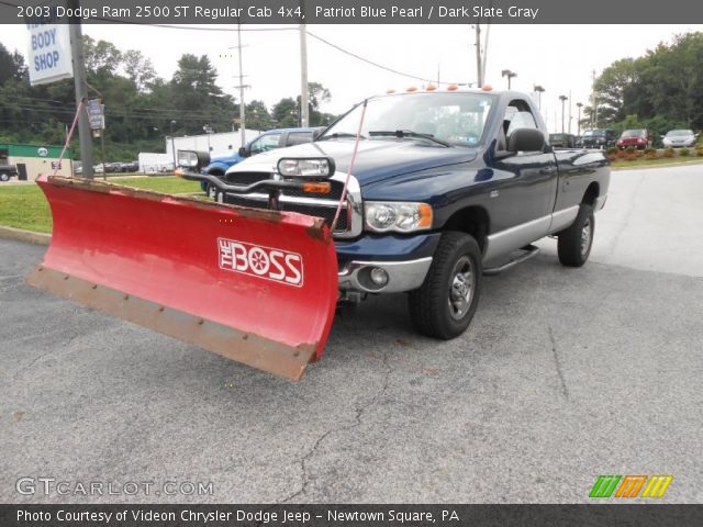 2003 Dodge Ram 2500 ST Regular Cab 4x4 in Patriot Blue Pearl