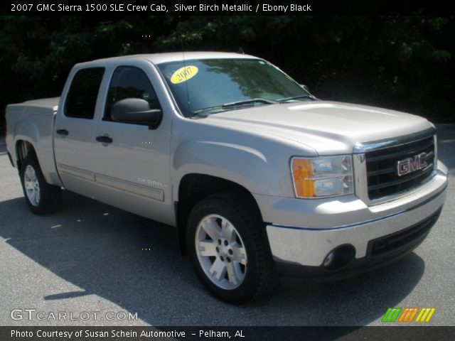 2007 GMC Sierra 1500 SLE Crew Cab in Silver Birch Metallic