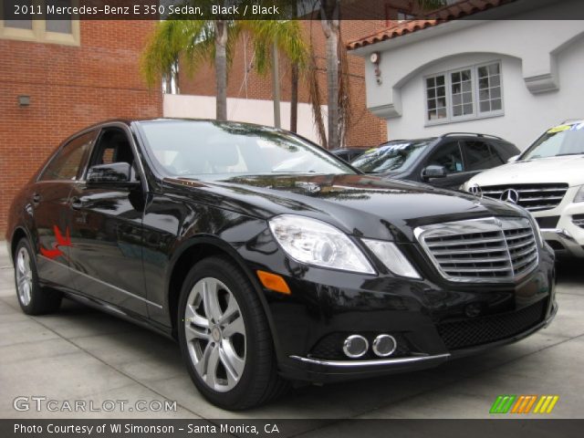 2011 Mercedes-Benz E 350 Sedan in Black