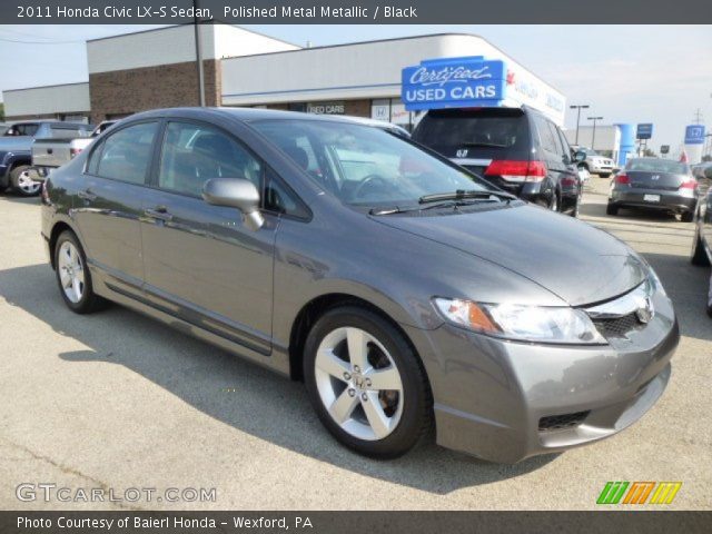 2011 Honda Civic LX-S Sedan in Polished Metal Metallic