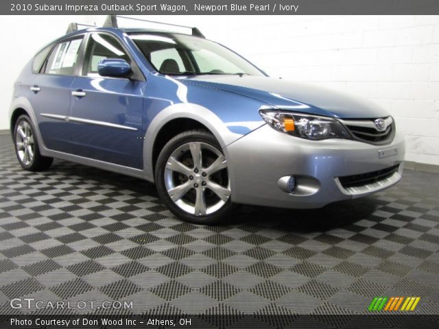 2010 Subaru Impreza Outback Sport Wagon in Newport Blue Pearl