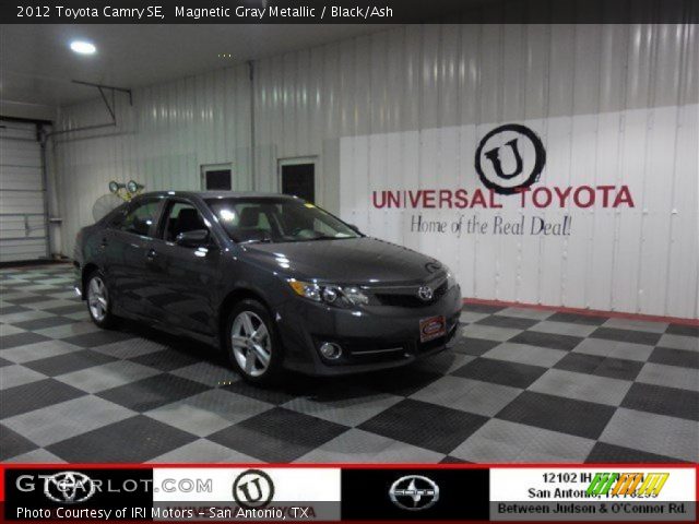 2012 Toyota Camry SE in Magnetic Gray Metallic