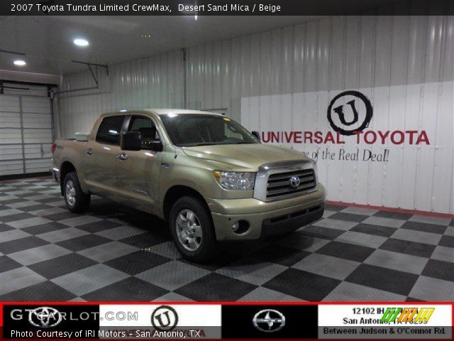 2007 Toyota Tundra Limited CrewMax in Desert Sand Mica