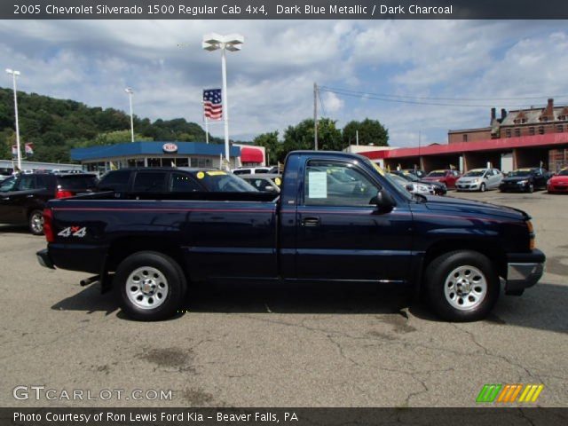 2005 Chevrolet Silverado 1500 Regular Cab 4x4 in Dark Blue Metallic
