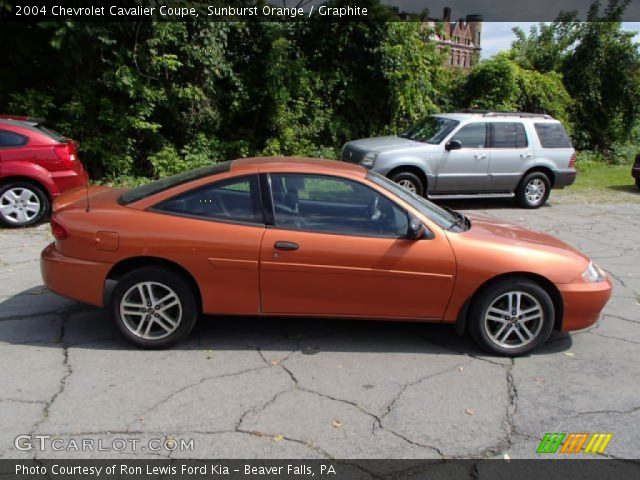 2004 Chevrolet Cavalier Coupe in Sunburst Orange