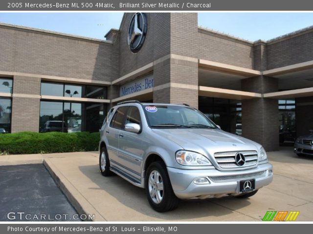 2005 Mercedes-Benz ML 500 4Matic in Brilliant Silver Metallic