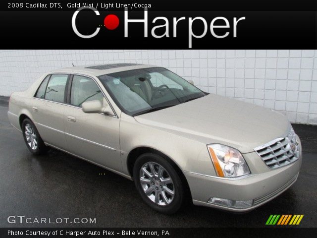 2008 Cadillac DTS  in Gold Mist