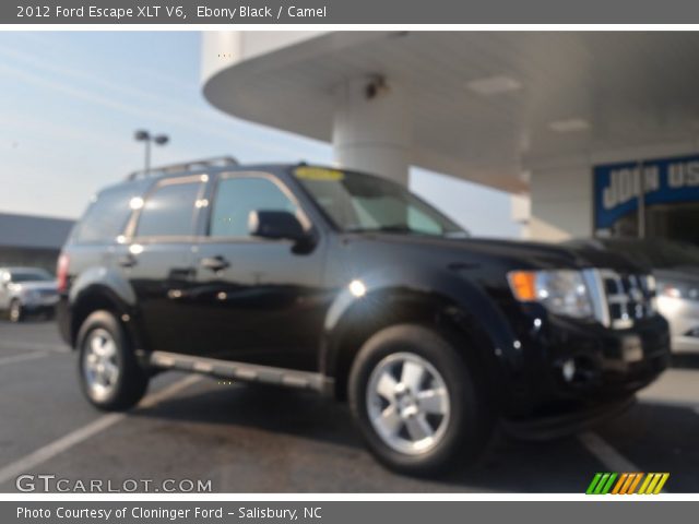 2012 Ford Escape XLT V6 in Ebony Black