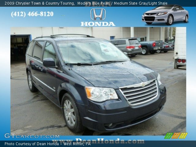 2009 Chrysler Town & Country Touring in Modern Blue Pearl