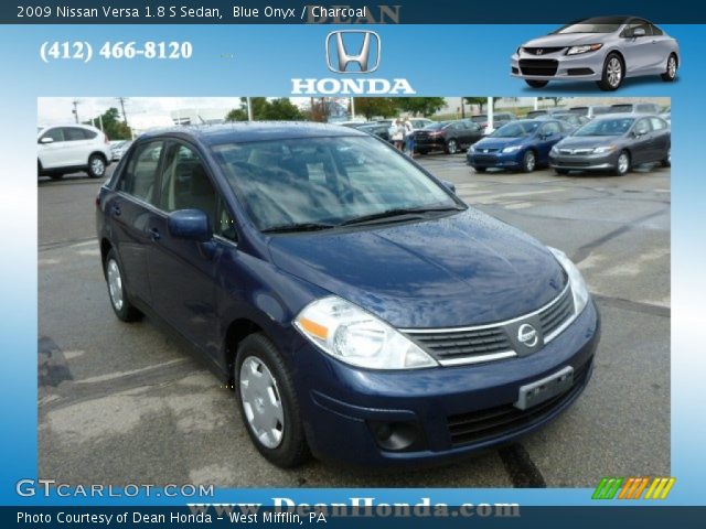 2009 Nissan Versa 1.8 S Sedan in Blue Onyx