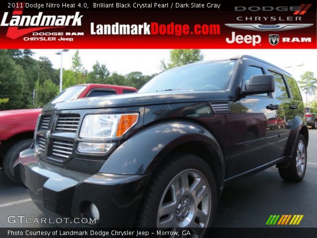 2011 Dodge Nitro Heat 4.0 in Brilliant Black Crystal Pearl