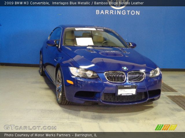 2009 BMW M3 Convertible in Interlagos Blue Metallic