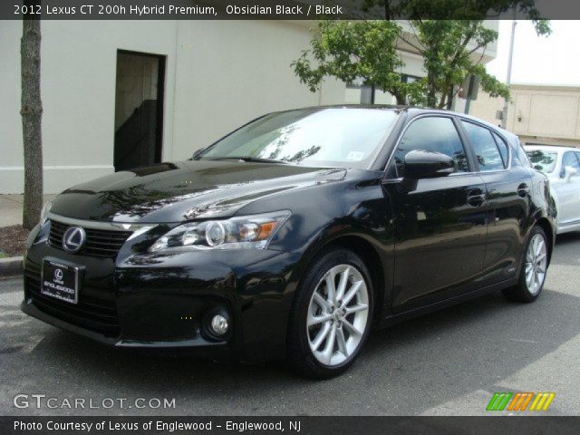 2012 Lexus CT 200h Hybrid Premium in Obsidian Black