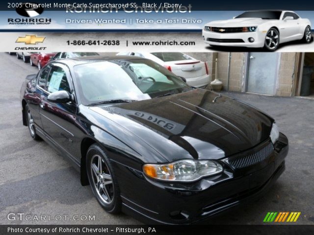 2005 Chevrolet Monte Carlo Supercharged SS in Black