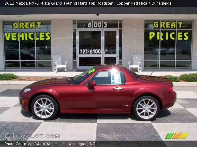2012 Mazda MX-5 Miata Grand Touring Hard Top Roadster in Copper Red Mica
