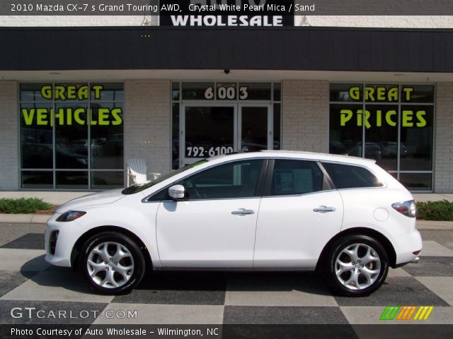 2010 Mazda CX-7 s Grand Touring AWD in Crystal White Pearl Mica