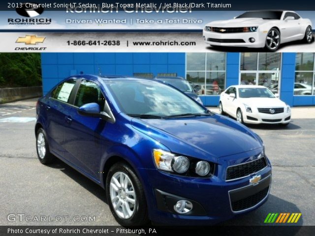 2013 Chevrolet Sonic LT Sedan in Blue Topaz Metallic