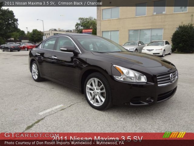2011 Nissan Maxima 3.5 SV in Crimson Black