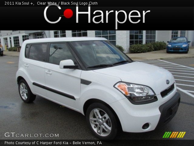 2011 Kia Soul + in Clear White