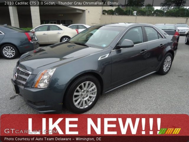 2010 Cadillac CTS 3.0 Sedan in Thunder Gray ChromaFlair