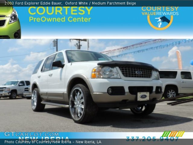 2003 Ford Explorer Eddie Bauer in Oxford White