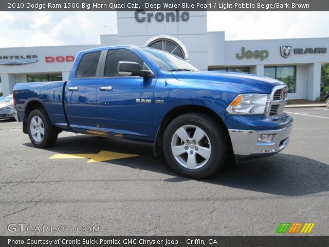2010 Dodge Ram 1500 Big Horn Quad Cab in Deep Water Blue Pearl