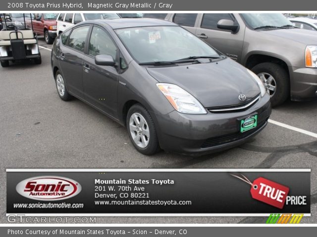 2008 Toyota Prius Hybrid in Magnetic Gray Metallic