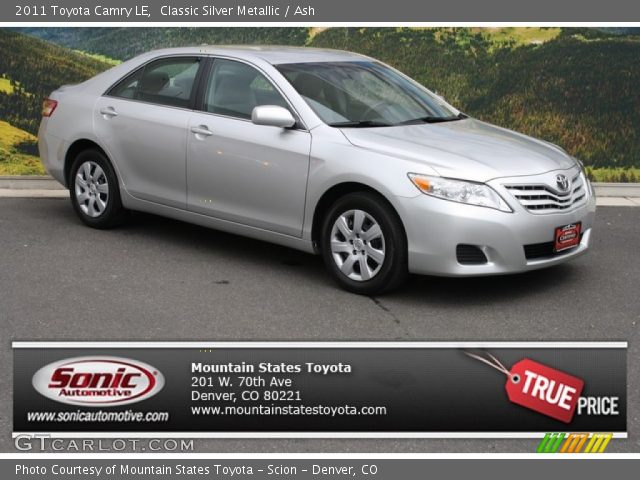 2011 Toyota Camry LE in Classic Silver Metallic
