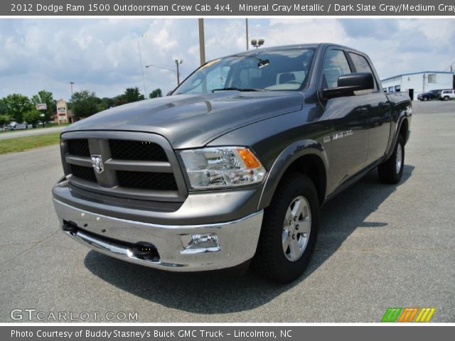 2012 Dodge Ram 1500 Outdoorsman Crew Cab 4x4 in Mineral Gray Metallic