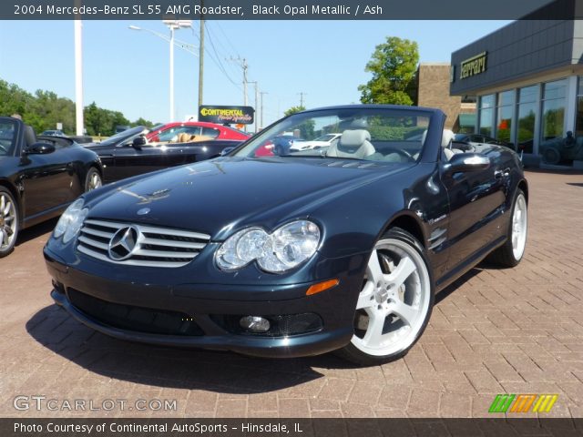 2004 Mercedes-Benz SL 55 AMG Roadster in Black Opal Metallic