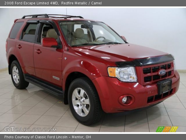 2008 Ford Escape Limited 4WD in Redfire Metallic