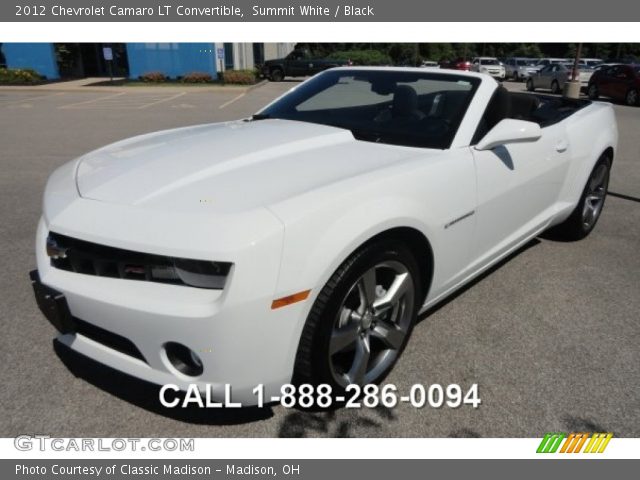 2012 Chevrolet Camaro LT Convertible in Summit White