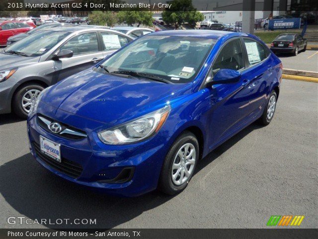 2013 Hyundai Accent GLS 4 Door in Marathon Blue