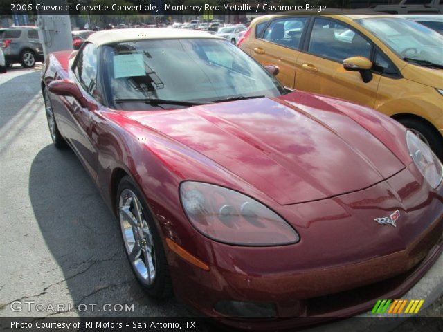 2006 Chevrolet Corvette Convertible in Monterey Red Metallic