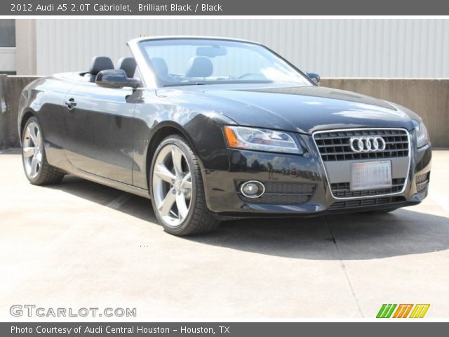 2012 Audi A5 2.0T Cabriolet in Brilliant Black