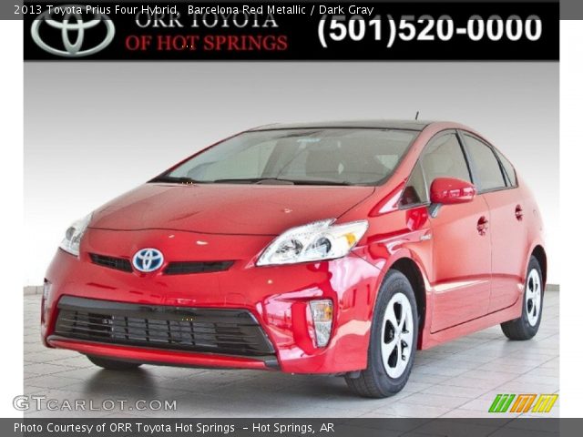 2013 Toyota Prius Four Hybrid in Barcelona Red Metallic