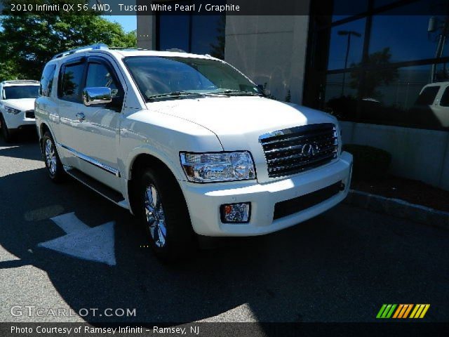 2010 Infiniti QX 56 4WD in Tuscan White Pearl